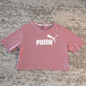 Puma Cropped Activewear Shirt Medium